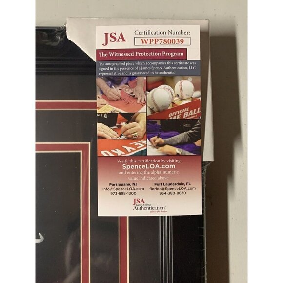 Matt Stairs Autograph Signed Phillies 16x20 Inscribed 08 WSC Photo Framed JSA - Picture 4 of 5